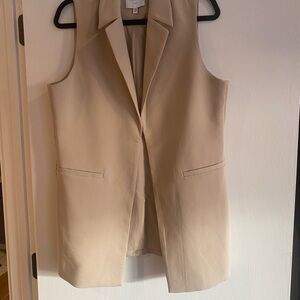 Sleeveless Tan Women's vest